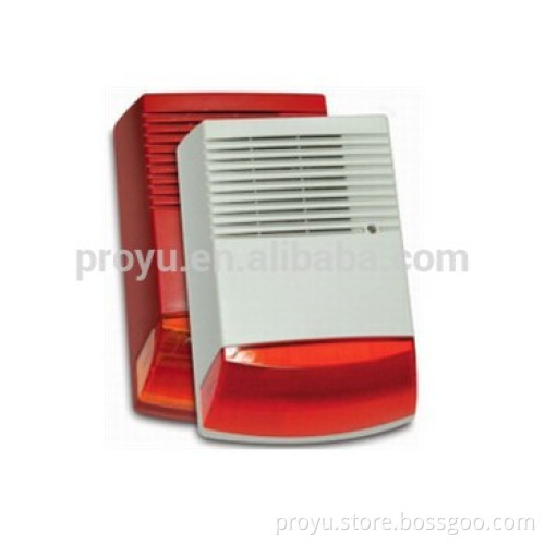 Outdoor alarm siren with strobe light for burglar alarm system PY-SIR22